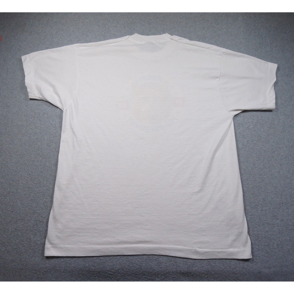Vintage Morris the Cat For President Shirt Mens XLarge White 80s Tee 1988 Adult - Picture 5 of 8